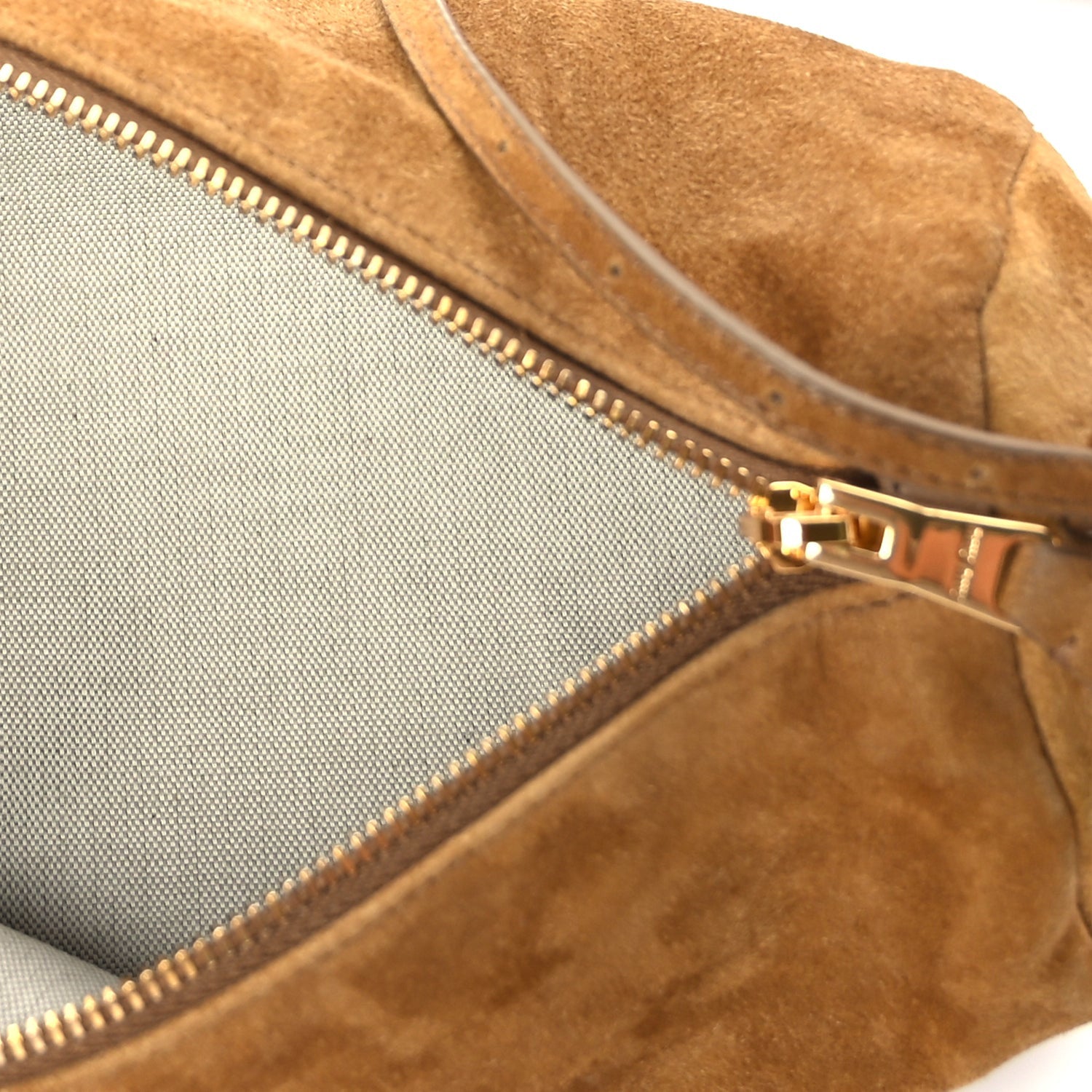 Miu Miu Suede Pouch Olive Green 4 of 8
