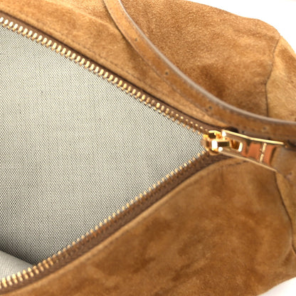 Miu Miu Suede Pouch Olive Green 4 of 8