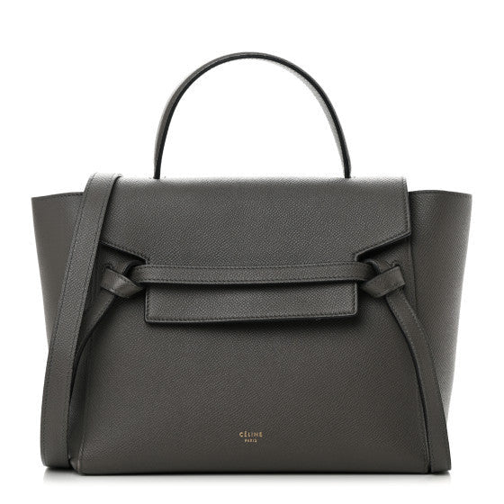Celine Baby Grained Calfskin Micro Belt Bag Grey 1 of 1