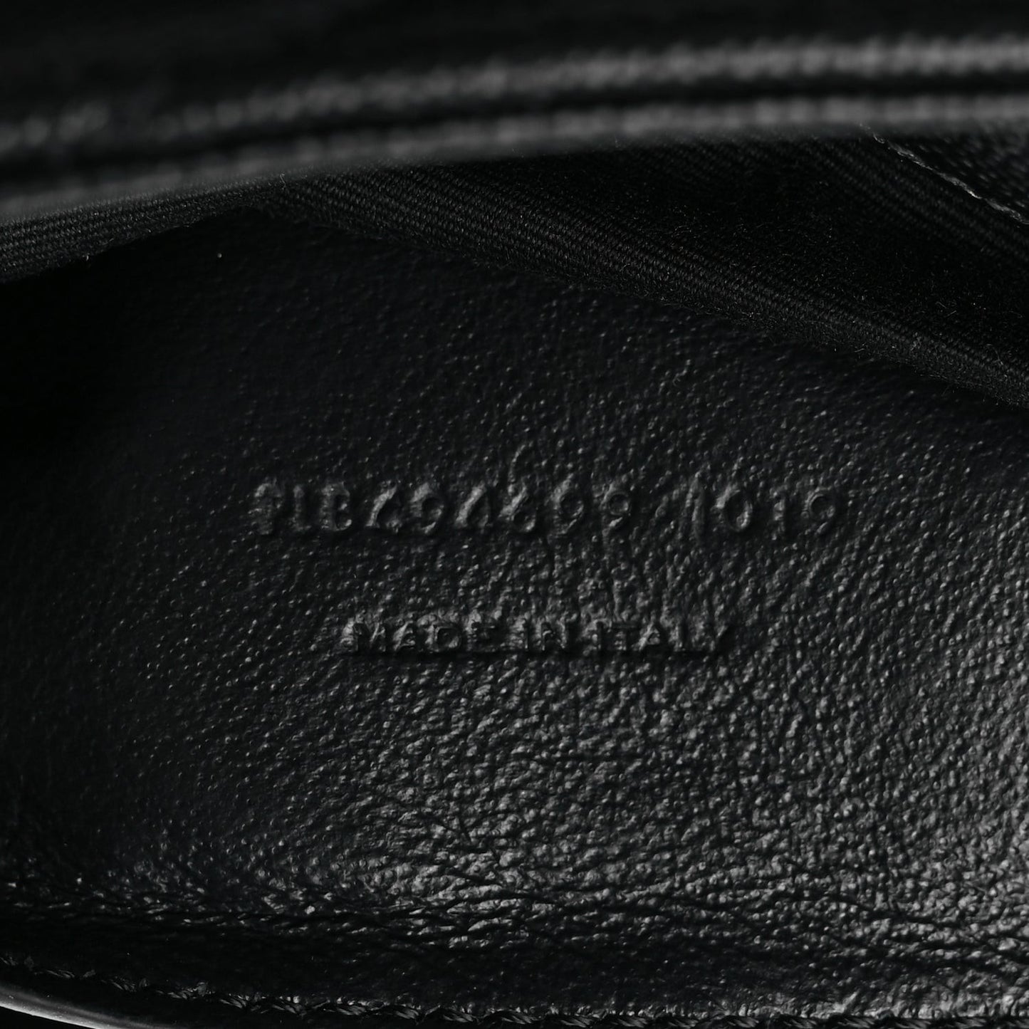 Grain de Poudre Calfskin Y Quilted Monogram Small Loulou Chain Satchel Black
