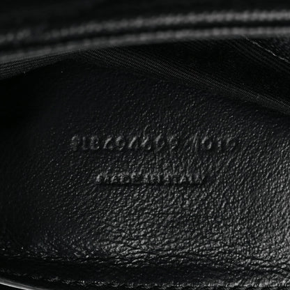 Saint Laurent Grain de Poudre Calfskin Y Quilted Monogram Small Loulou Chain Satchel Black 6 of 9