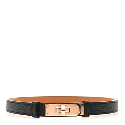 Hermes Epsom Kelly Belt Black 1 of 4