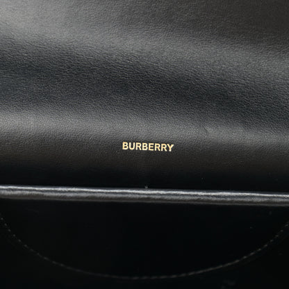 Burberry Grained Calfskin Small TB Bag Black 6 of 14