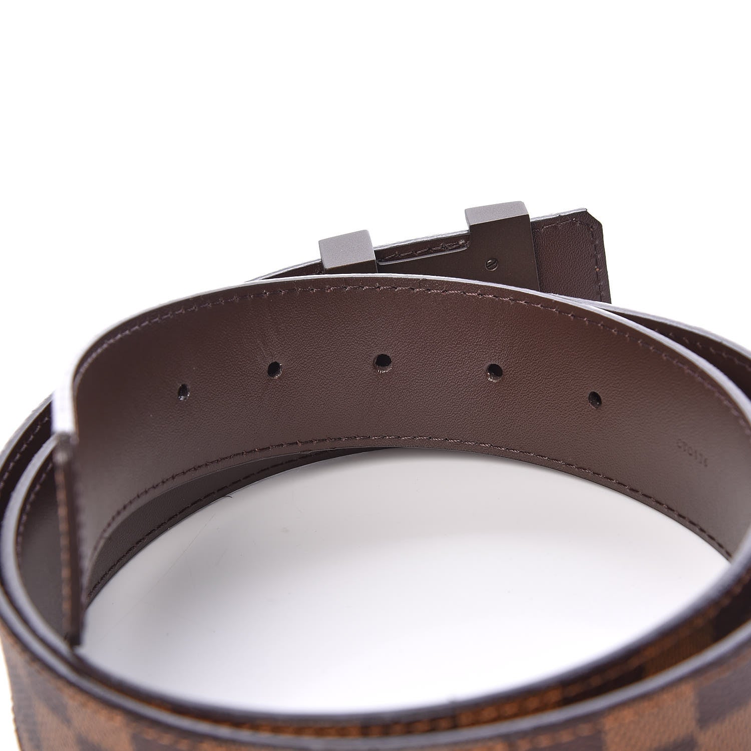 Louis Vuitton Damier Ebene 40mm LV Initiales Belt 100 40 5 of 9