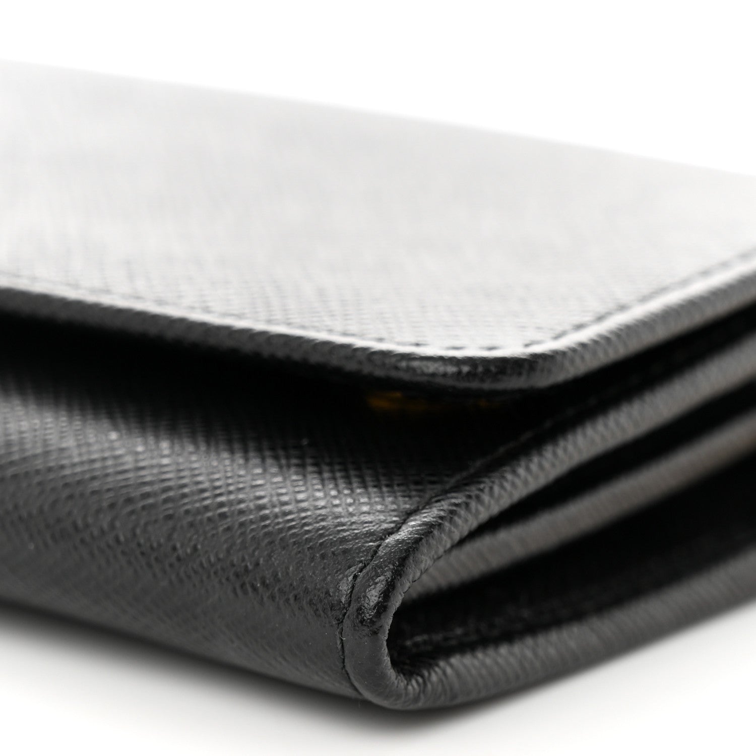 Prada Saffiano Lux Chain Wallet Black 9 of 12