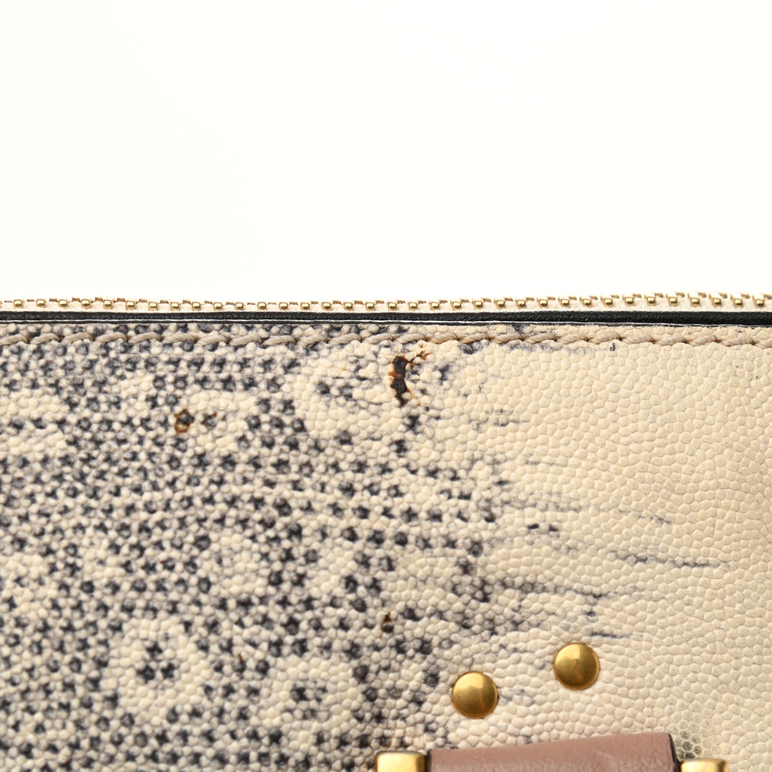 Chloe Calfskin Lizard Embossed Large Marcie Satchel 19 of 20