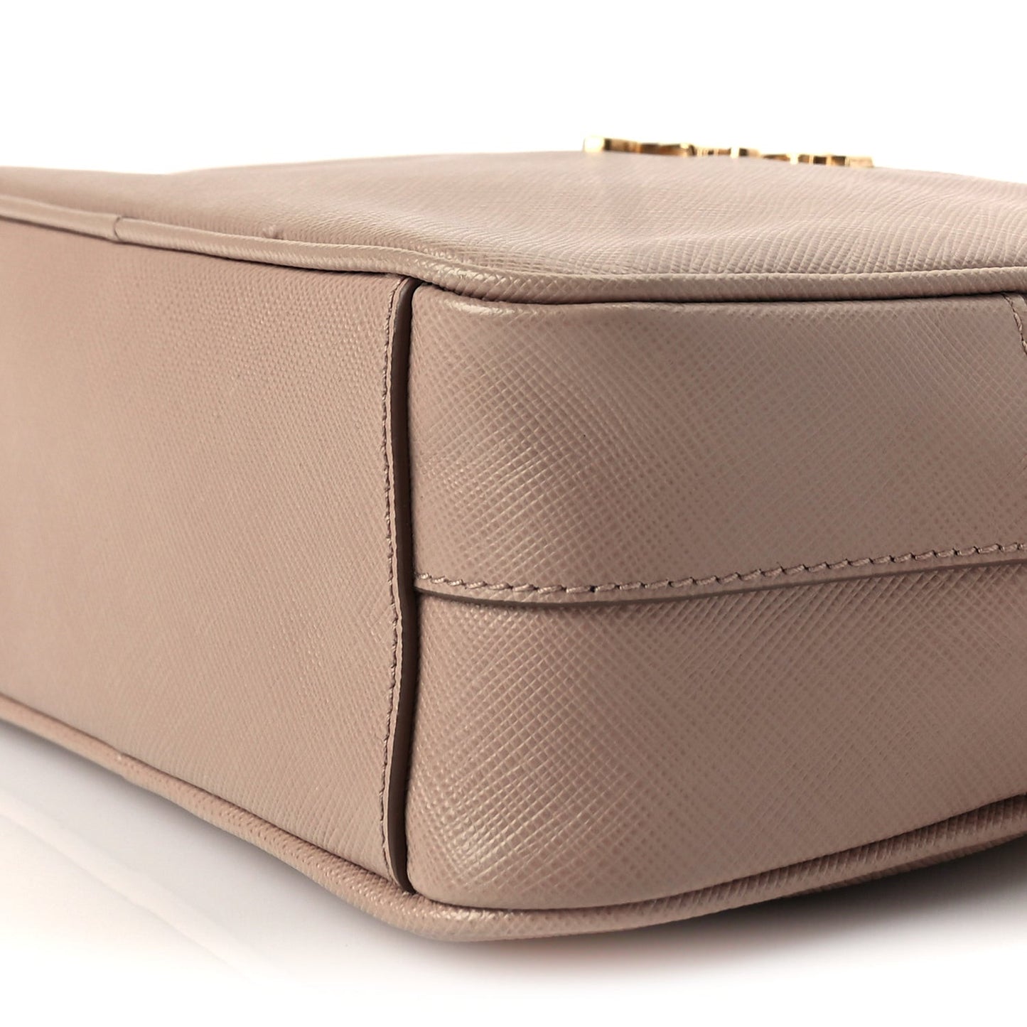 Saffiano Mini Camera Crossbody Bag Cipria