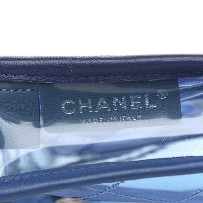 Chanel PVC Lambskin Stitched Mini Coco Splash Flap Blue 6 of 10