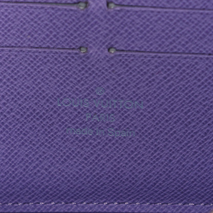 Louis Vuitton Monogram Multicolor Zippy Wallet Black Violet 6 of 8