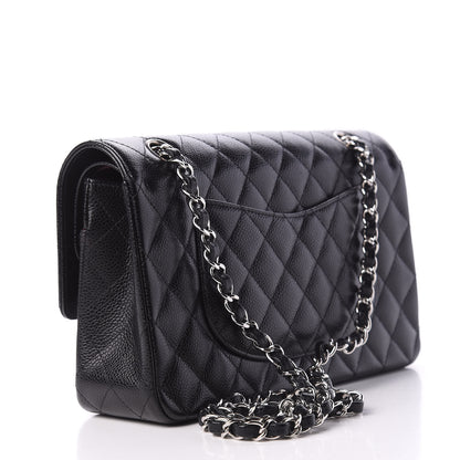 Chanel Caviar Quilted Medium Double Flap Black 4 of 12