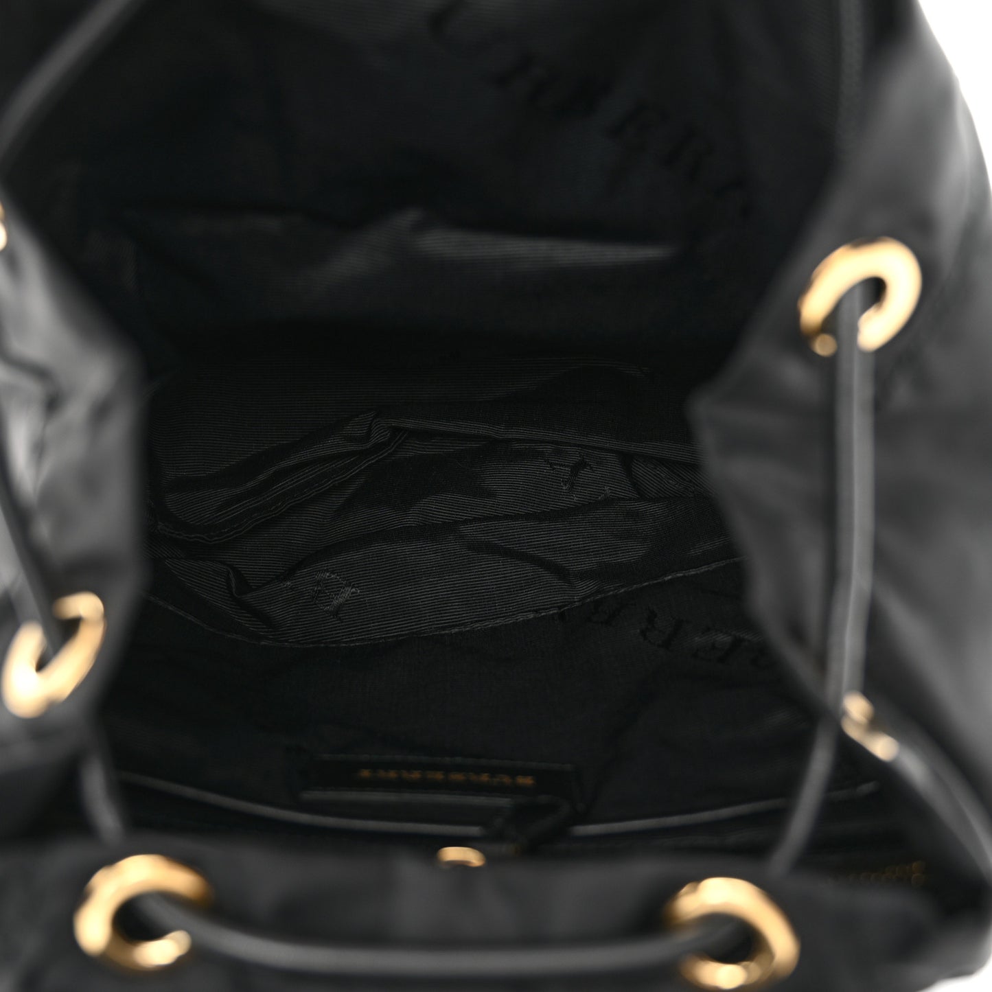 Nylon Large Rucksack Backpack Black