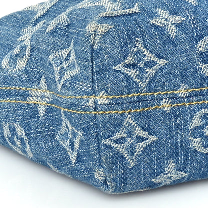 Louis Vuitton Monogram Denim Hills Pochette  Blue 7 of 9