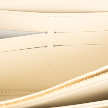 Louis Vuitton Vernis Leopard Zippy Wallet Blanc Corail 6 of 7