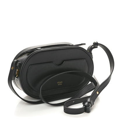 Fendi Vitello Grace Matte Mini O'Lock Camera Case Black 2 of 10