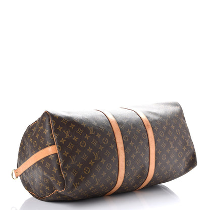 Louis Vuitton Monogram Keepall Bandouliere 55 4 of 14