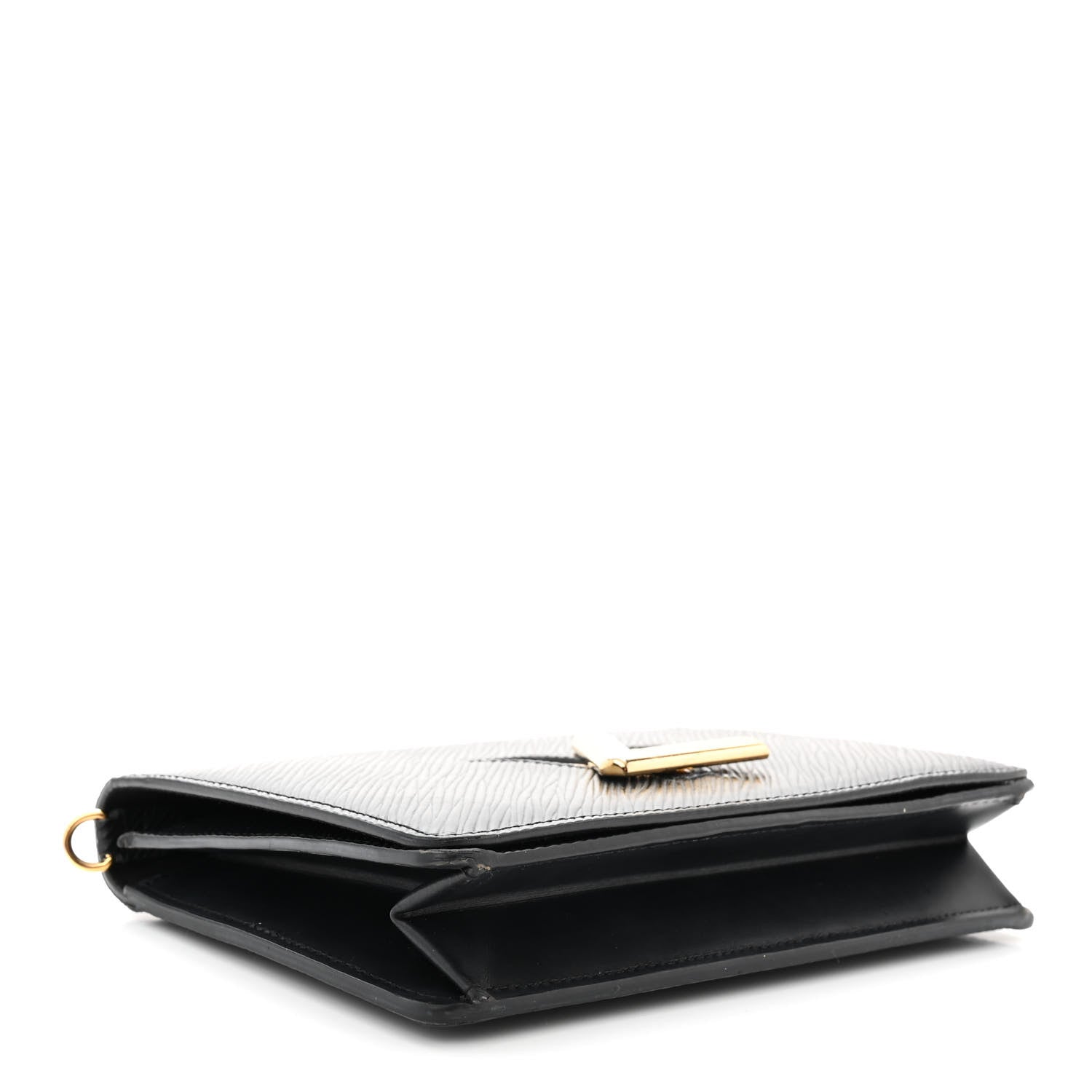 Louis Vuitton Epi Twist Belt Chain Wallet Black 4 of 11