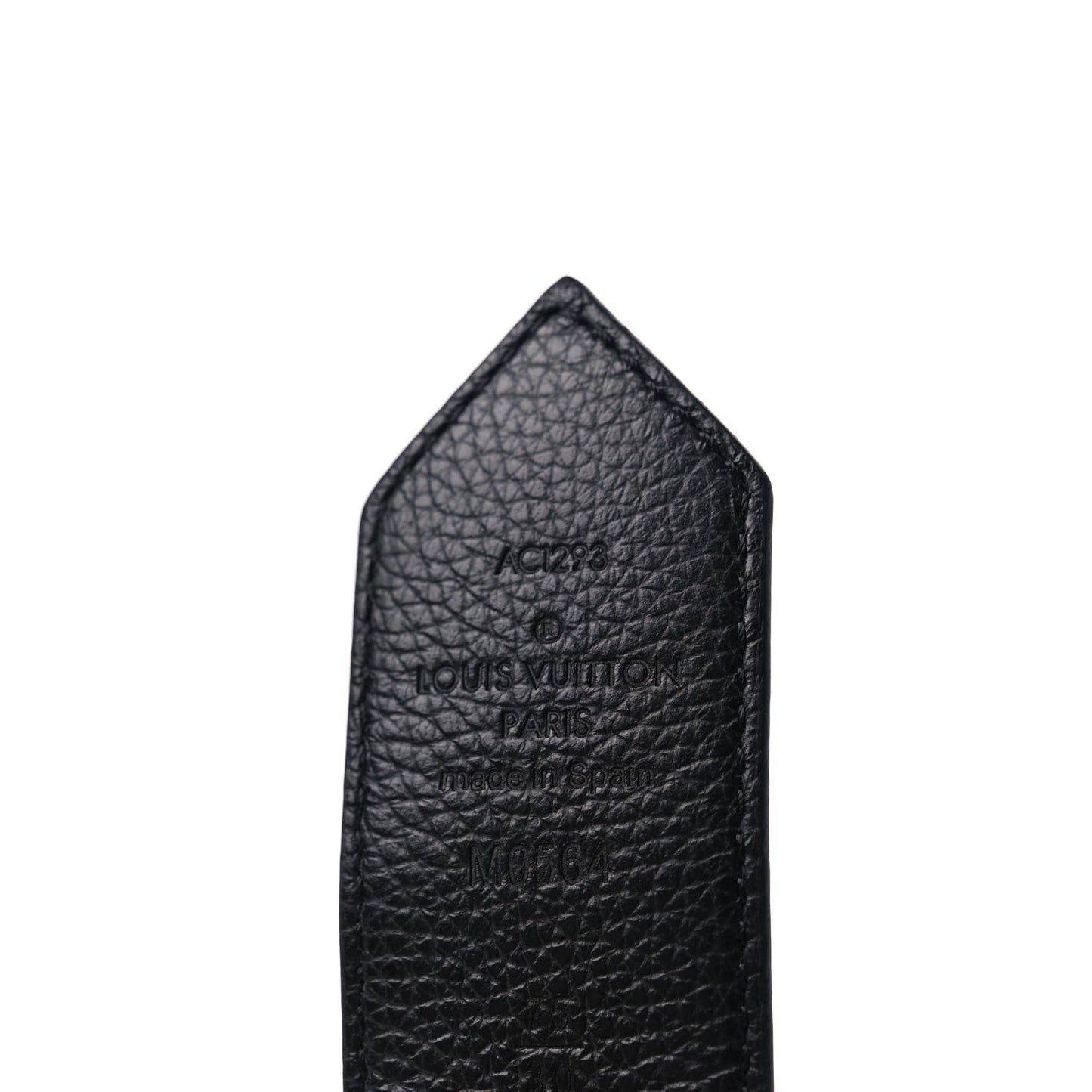 Monogram LV Circle 35mm Reversible Belt 75 30 Black
