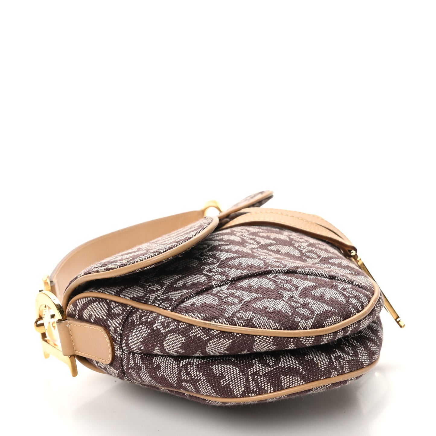 Monogram Saddle Bag Brown