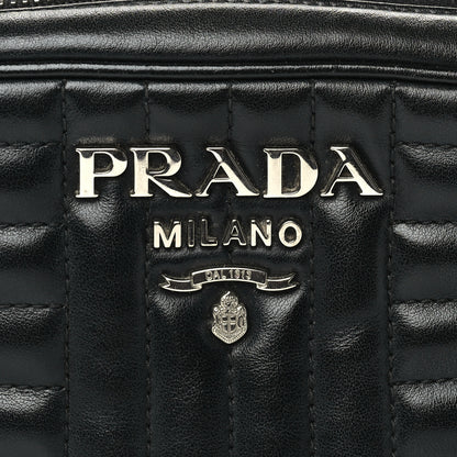 Prada Soft Calfskin Diagramme Camera Bag Black 6 of 8