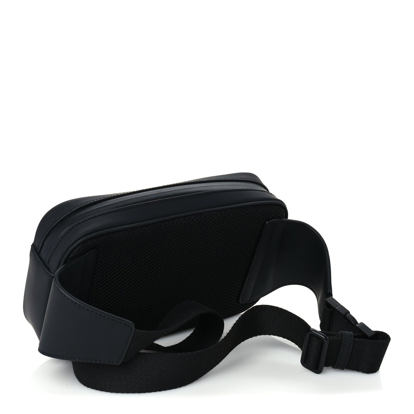 Rubber Effect Monogram GG Waist Belt Bag  Black