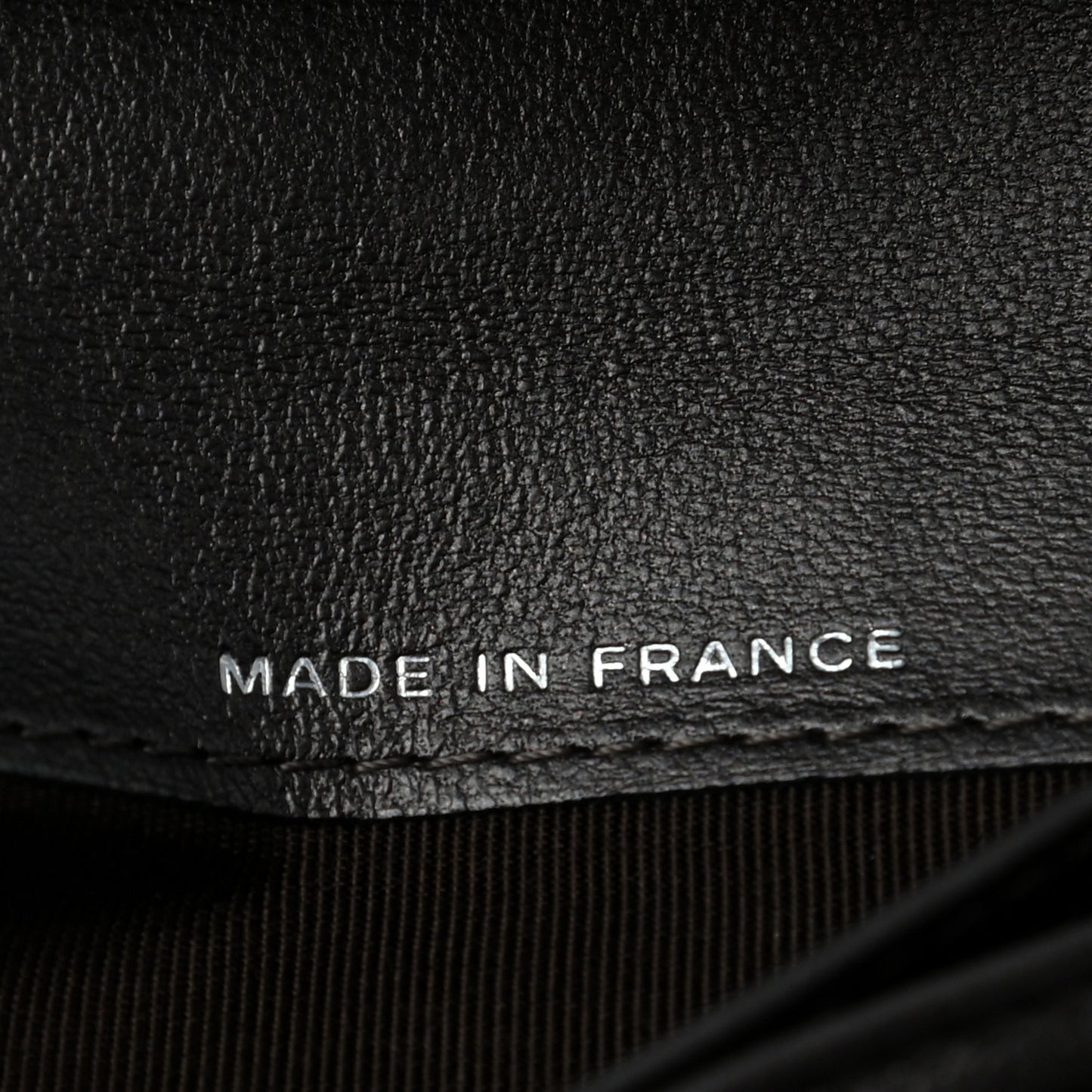 Lambskin Quilted Large Flap Wallet Dark Brown