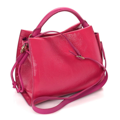 Mulberry Spongy Patent Calfskin Small Iris Tote  Pink 2 of 8