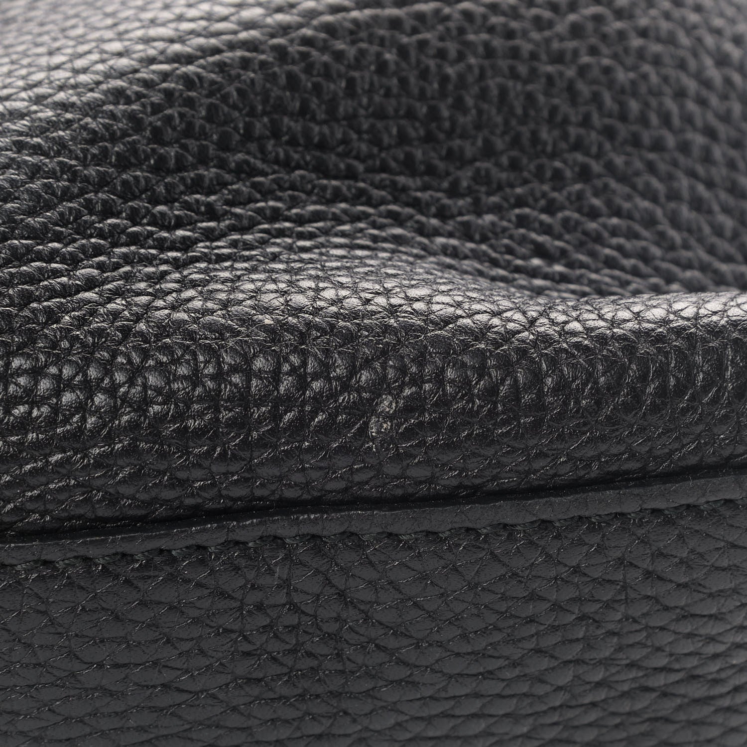 Gucci Pebbled Calfskin Medium Soho Chain Shoulder Bag Black 5 of 8