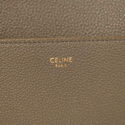 Celine Soft Grained Calfskin Sangle Bucket Bag Taupe 6 of 12