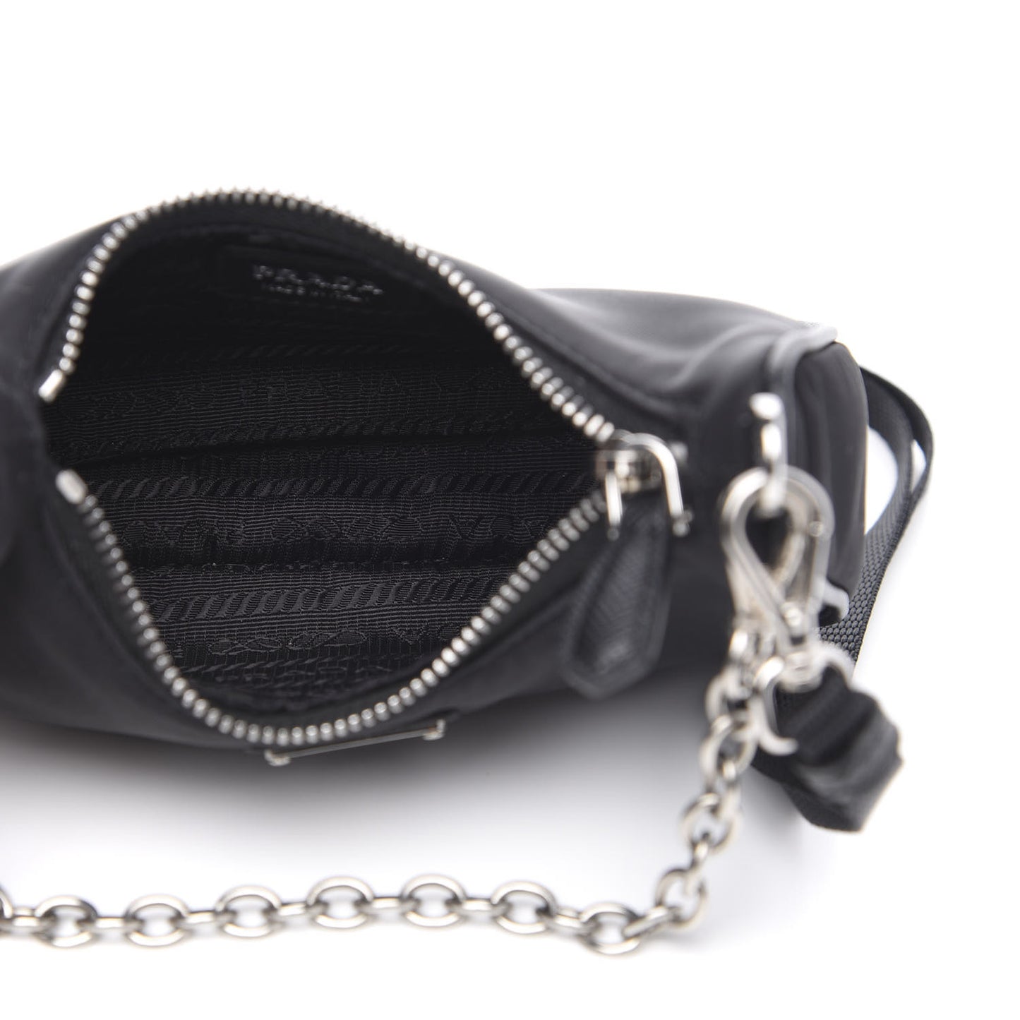 Tessuto Nylon Mini Re-Edition 2000 Shoulder Bag Black