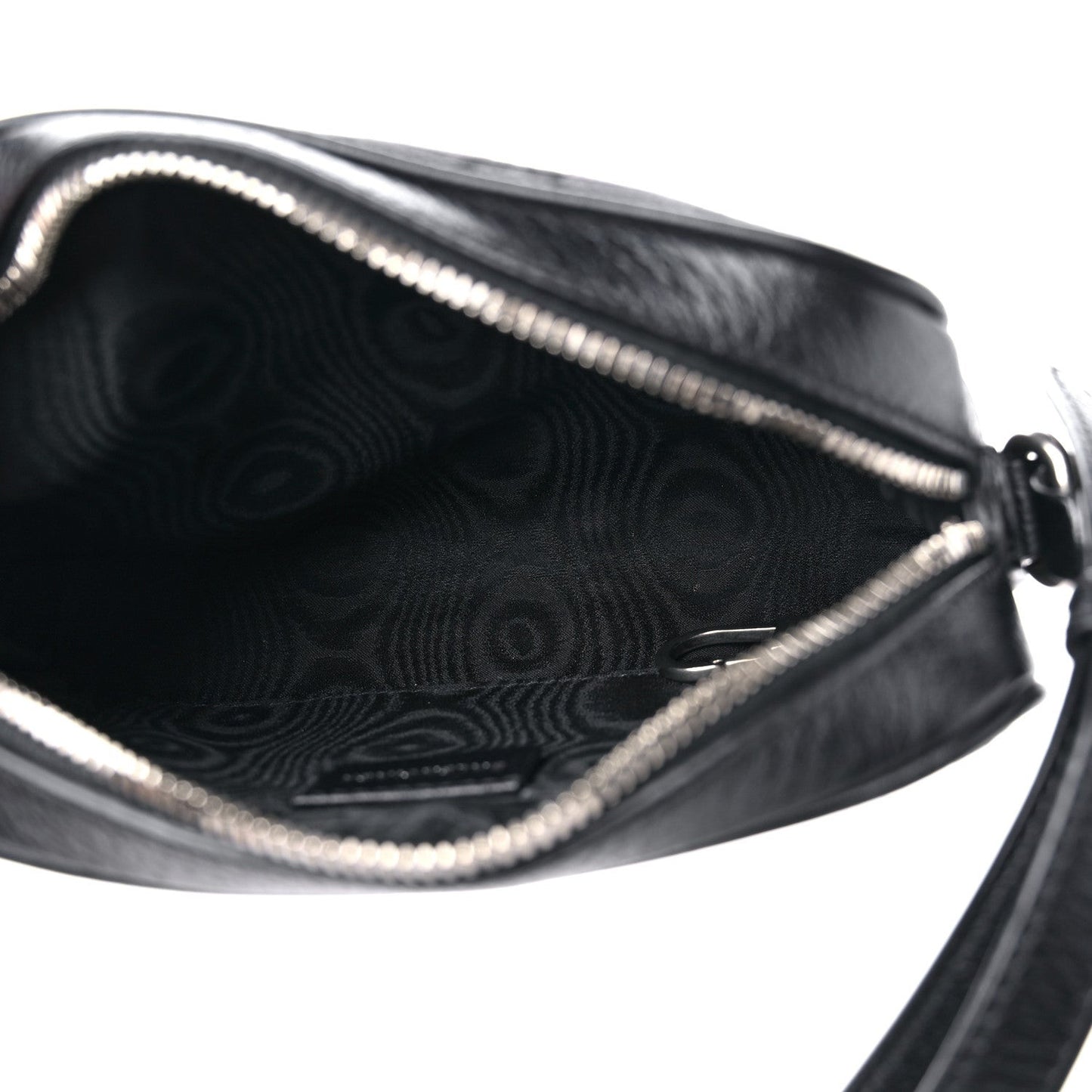 X BALENCIAGA BB Monogram Web Mini Ophidia Shoulder Bag Black
