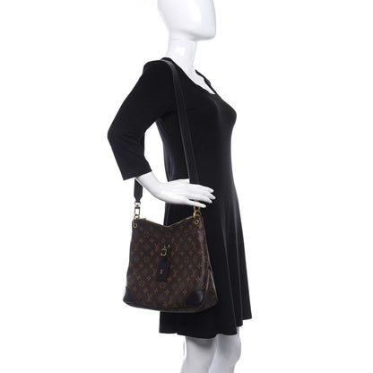Louis Vuitton Monogram Odeon MM Black 2 of 9