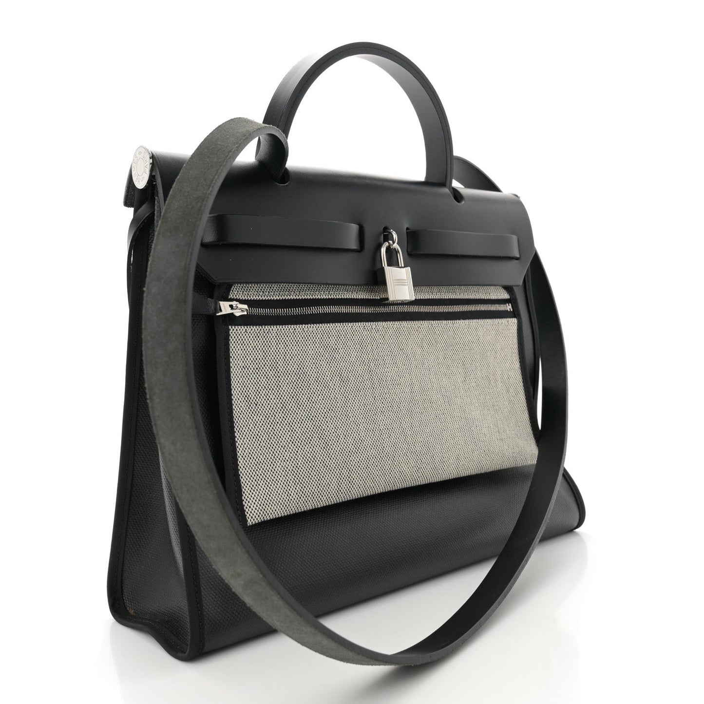 Toile H Berline Vache Hunter Herbag Zip PM 31 Black Ecru