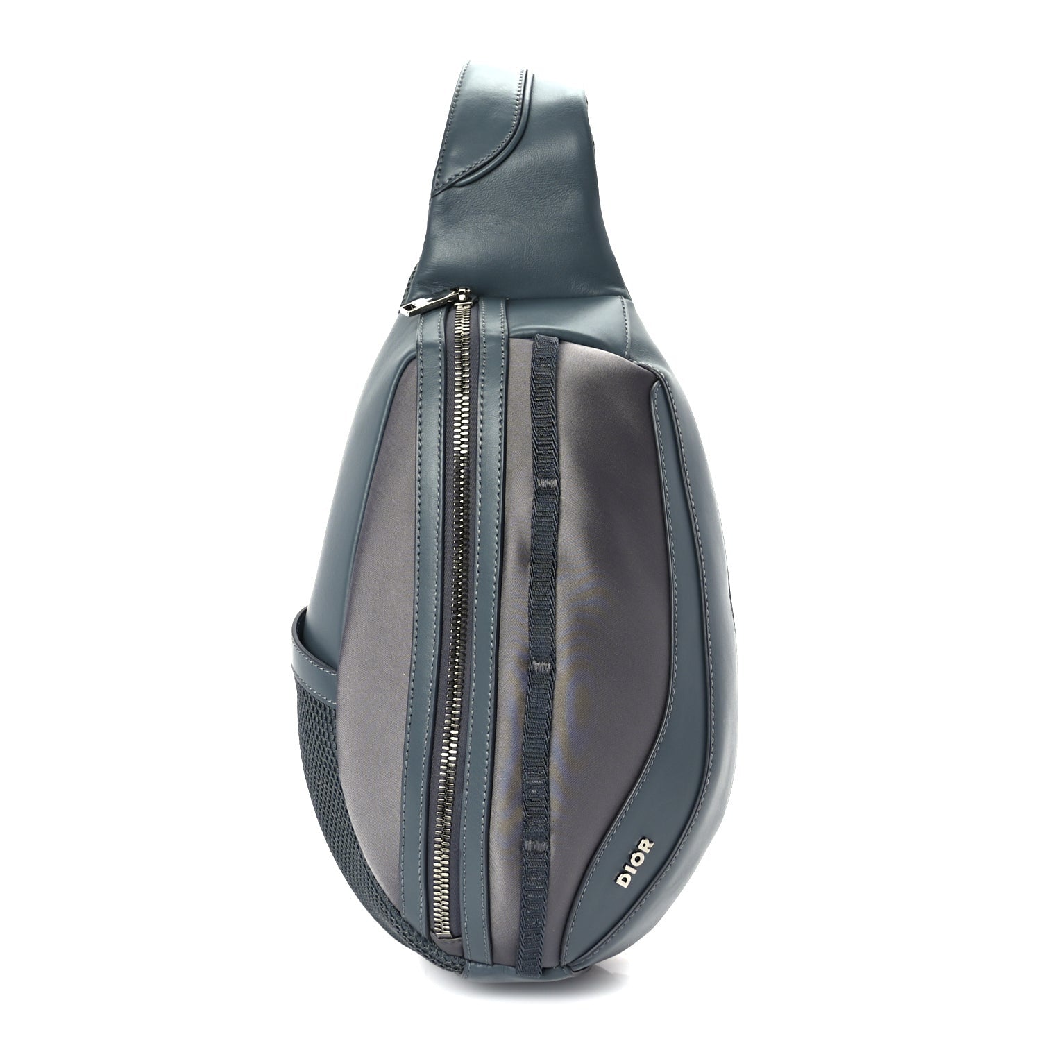 Christian Dior Calfskin Nylon Scarab Sling Bag  Grey 1 of 8