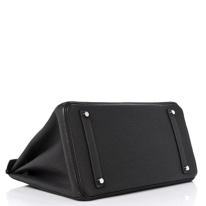 Hermes Taurillon Clemence Birkin 35 Graphite 4 of 15