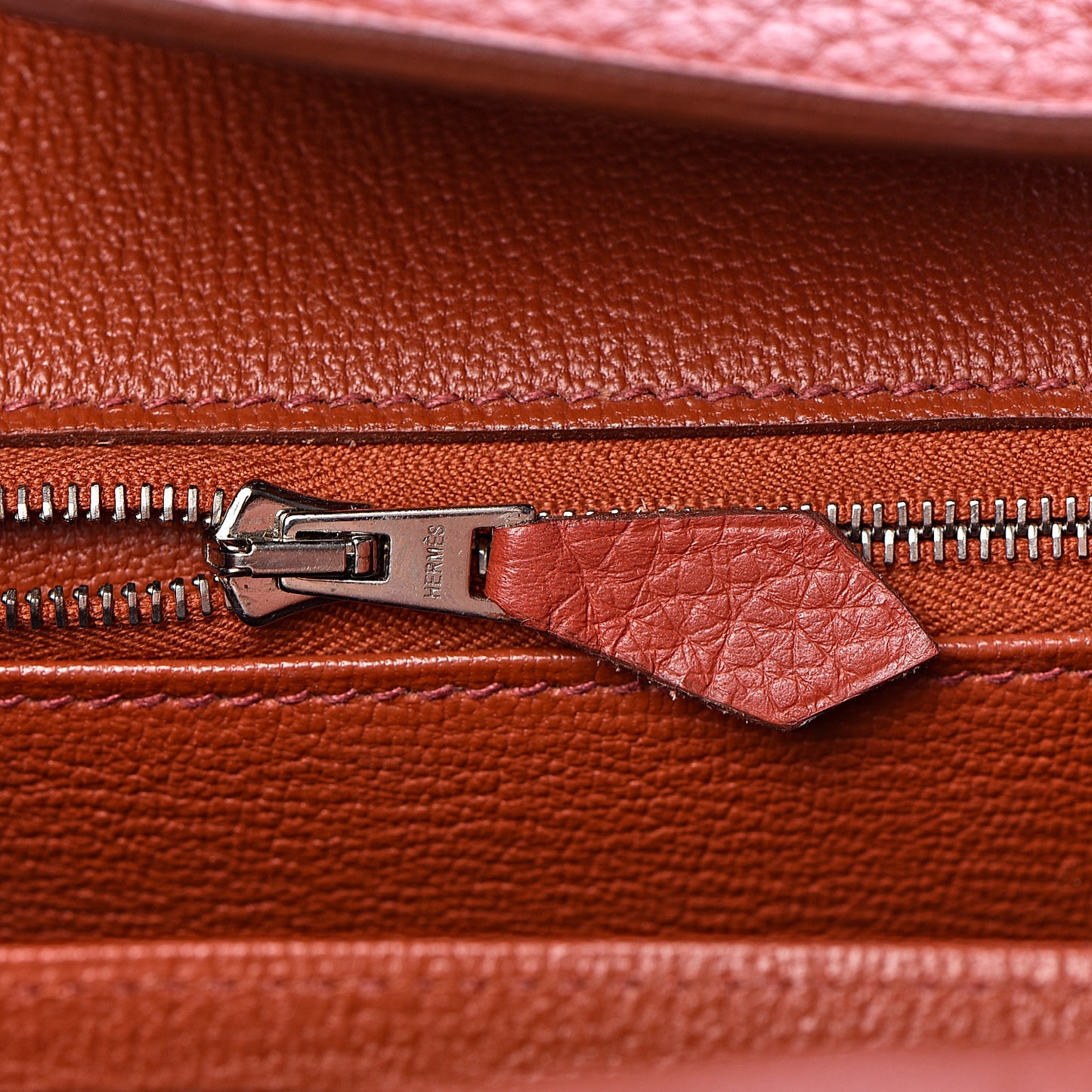 Taurillon Clemence Birkin 35 Rouge Venetian