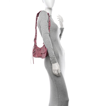 Balenciaga Sparkling Fabric Le Cagole Shoulder Bag XS Sweet Pink 2 of 11