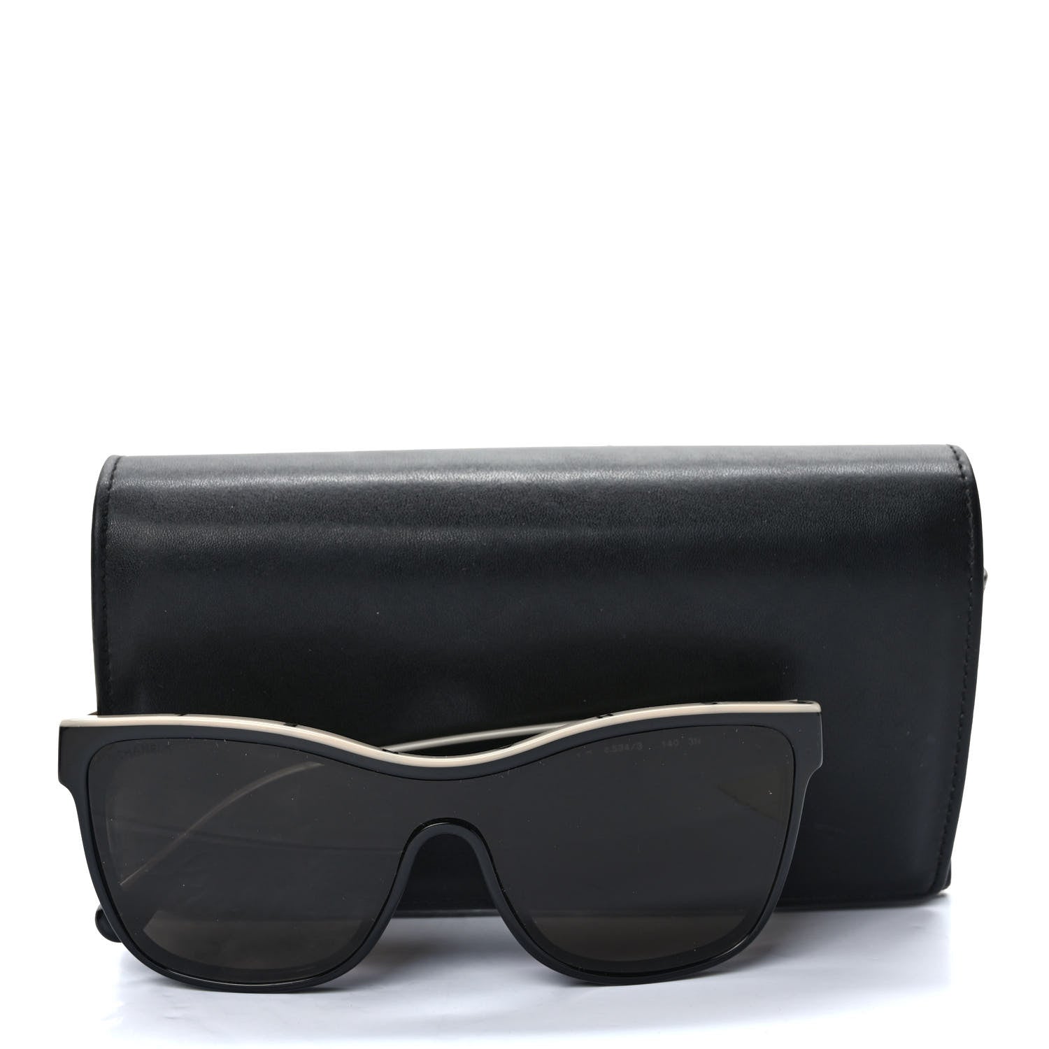 Chanel Acetate CC Butterfly Sunglasses 5414 Black White 8 of 8