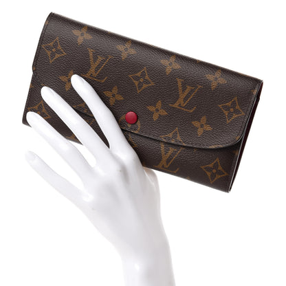 Louis Vuitton Monogram Emilie Wallet Fuchsia 2 of 7
