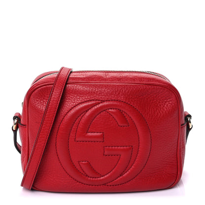 Louis Vuitton Pebbled Calfskin Small Soho Disco Bag Vibrant Red 1 of 8
