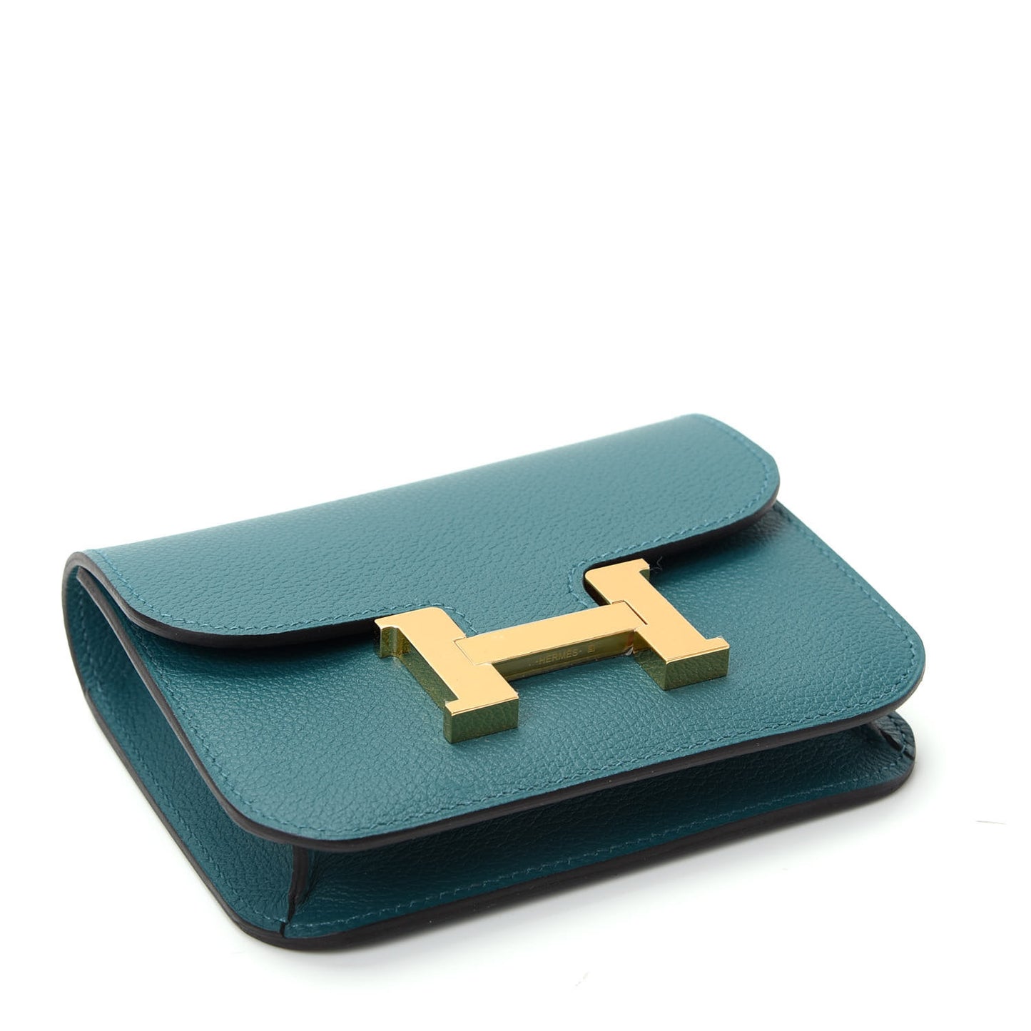 Evercolor Constance Slim Wallet Vert Bosphore