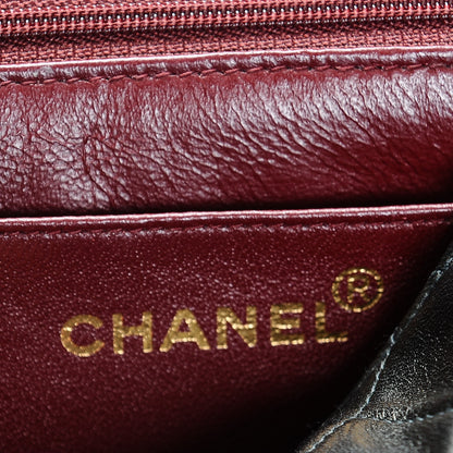 Chanel Lambskin Quilted Mini Square Flap Black 6 of 7