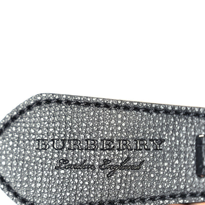 Burberry Haymarket Check Colours Small Lorne Bucket Crossbody Black 5 of 9