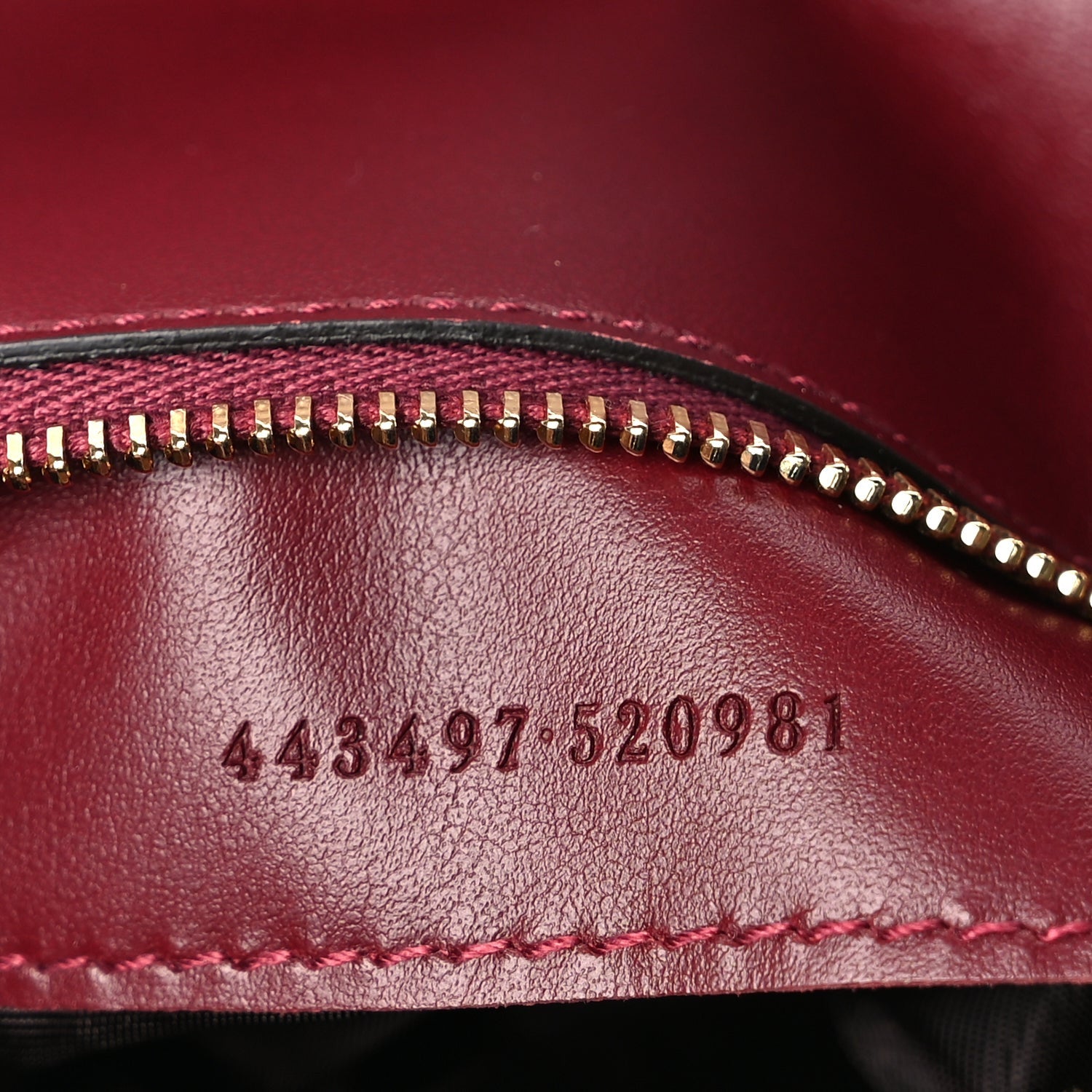 Gucci Calfskin Matelasse Small GG Marmont Shoulder Bag  Rosso Ancora 6 of 9