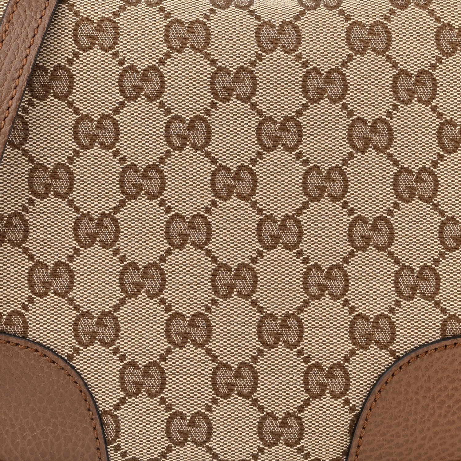 Gucci Monogram Mini Bree Messenger Bag Beige Tabacco 8 of 10