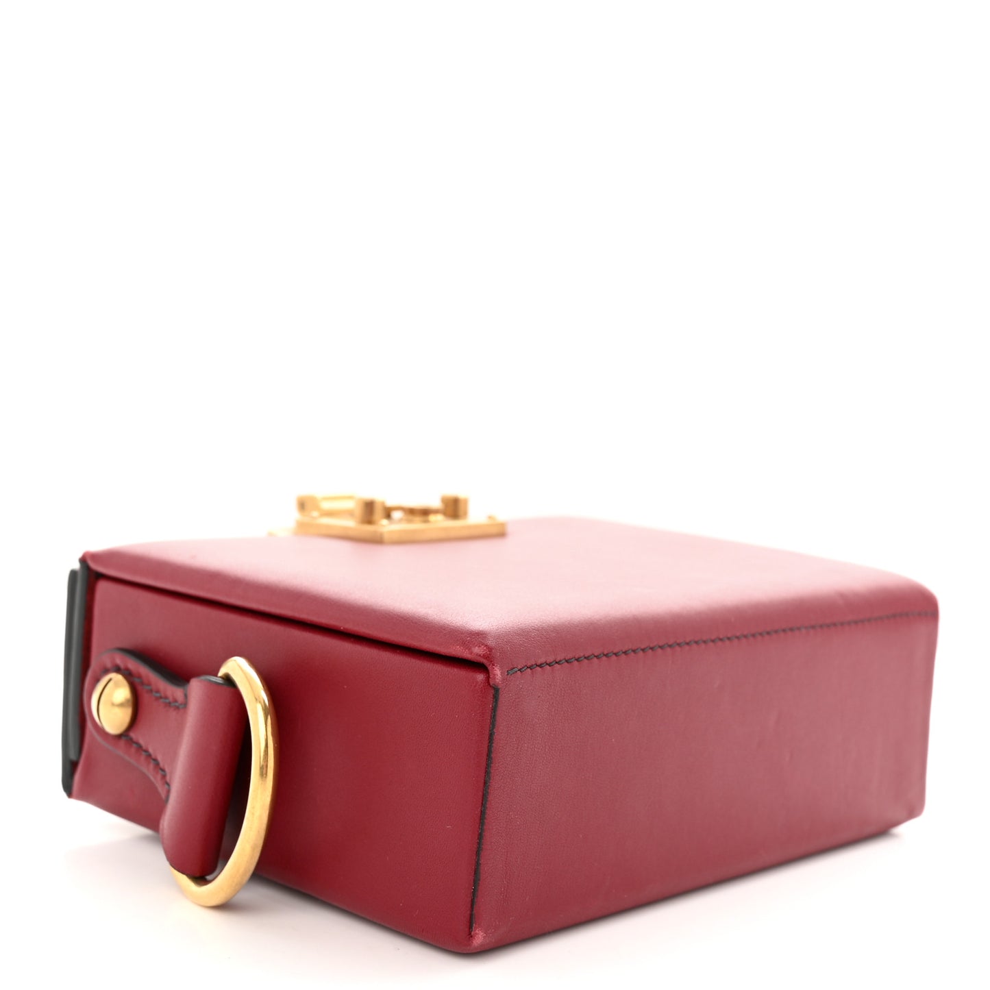 Lambskin Dioraddict Lockbox Red
