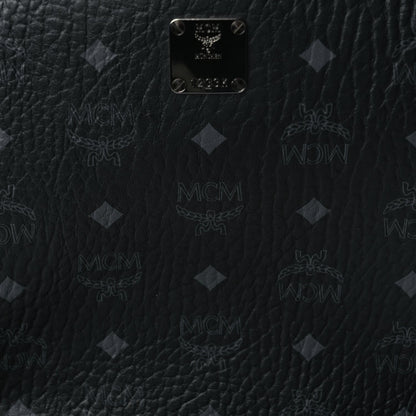 MCM Visetos Medium Side Studs Stark Backpack Black 6 of 8