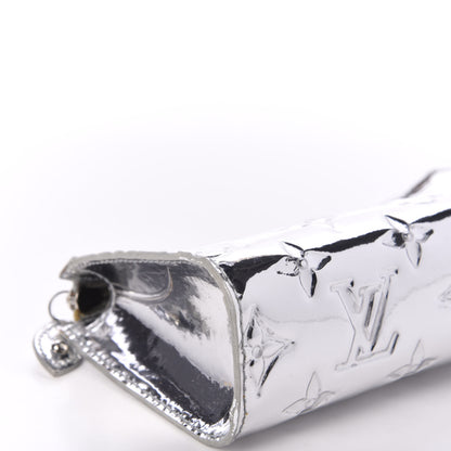 Louis Vuitton Monogram Mirior Trousse Cosmetic Pouch Silver 6 of 9
