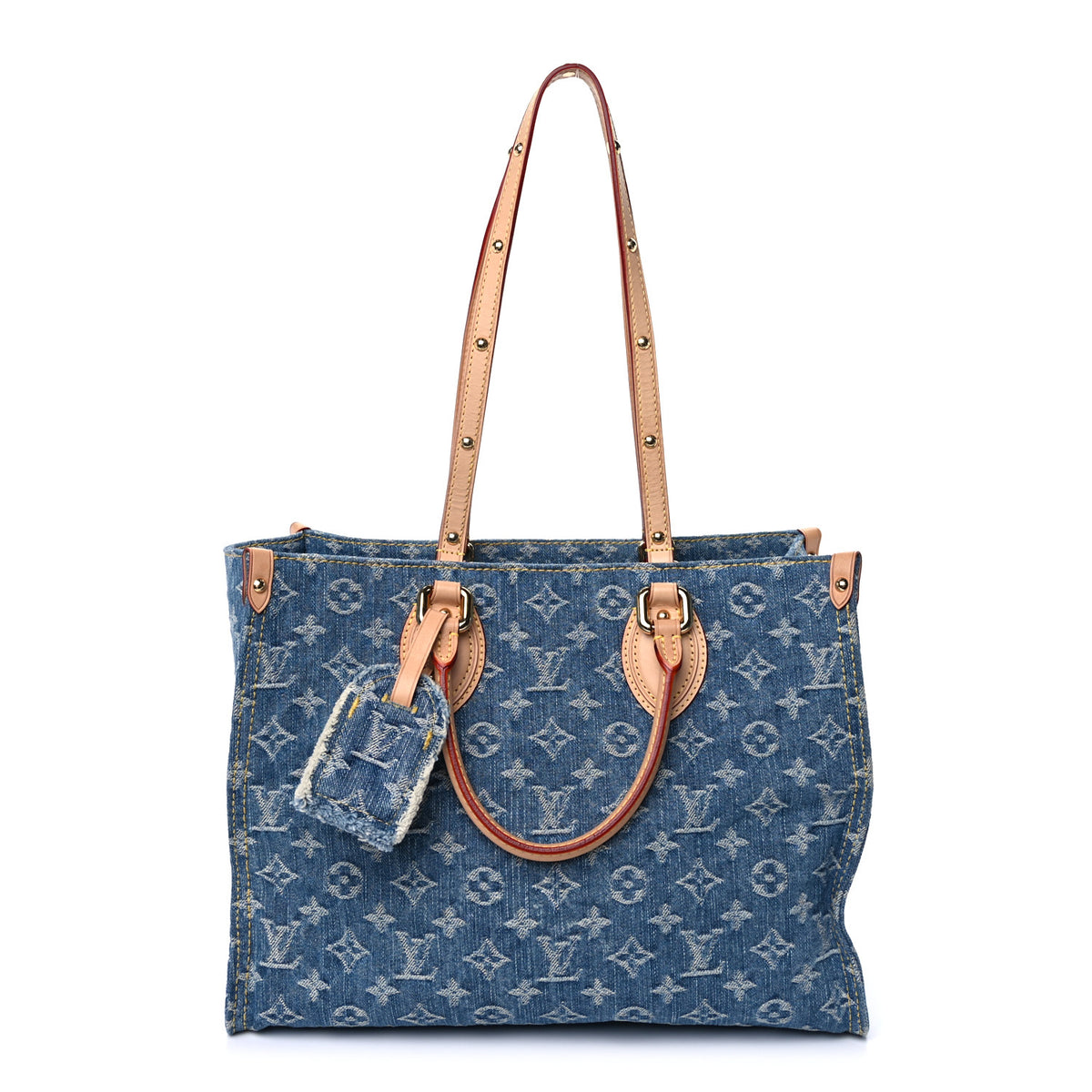 Monogram Denim Onthego MM Blue