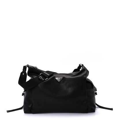 Prada Bufalo Explore Shoulder Bag Black 1 of 7
