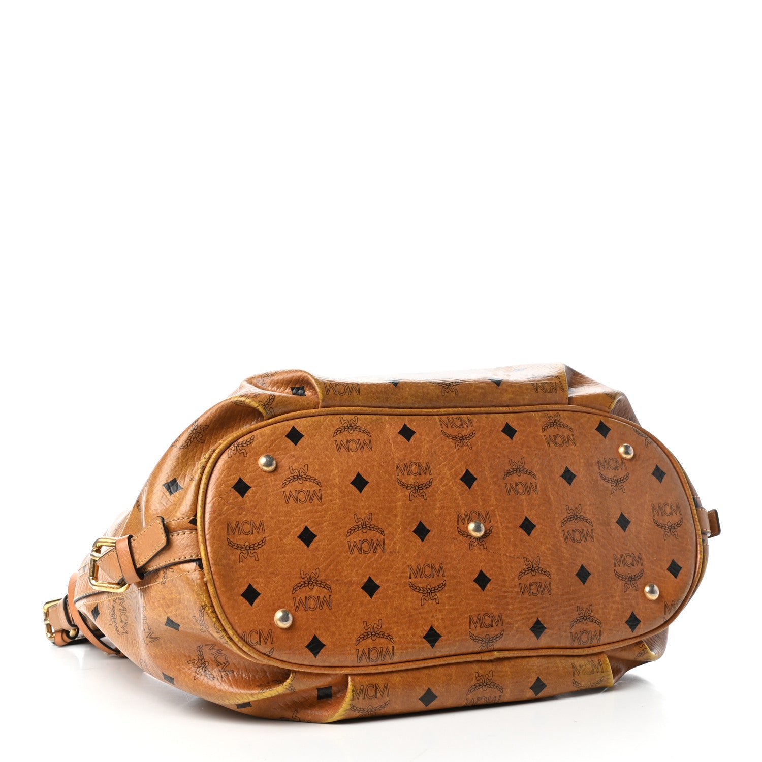 MCM Visetos Hobo Cognac 4 of 10
